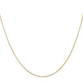 10K Yellow Gold Cable Rope Chain Necklace 16 Inches Y9991