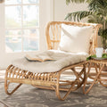 Natural Brown Rattan Chaise S966073