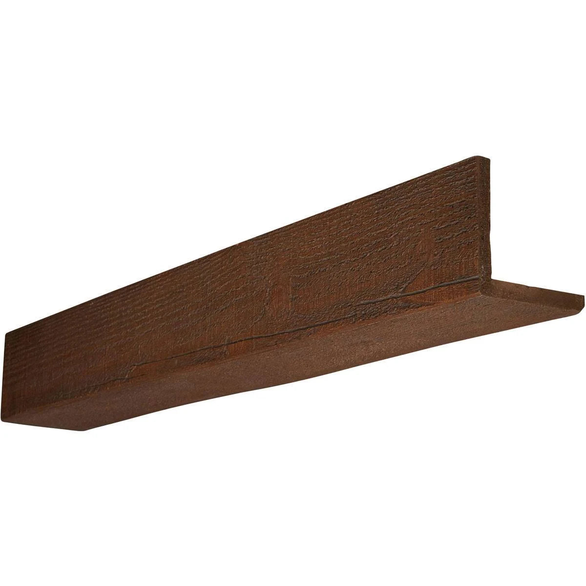 6x22W x 6x22H x 12&L 2-Sided Rough Sawn Faux Wood Ceiling Beam D797