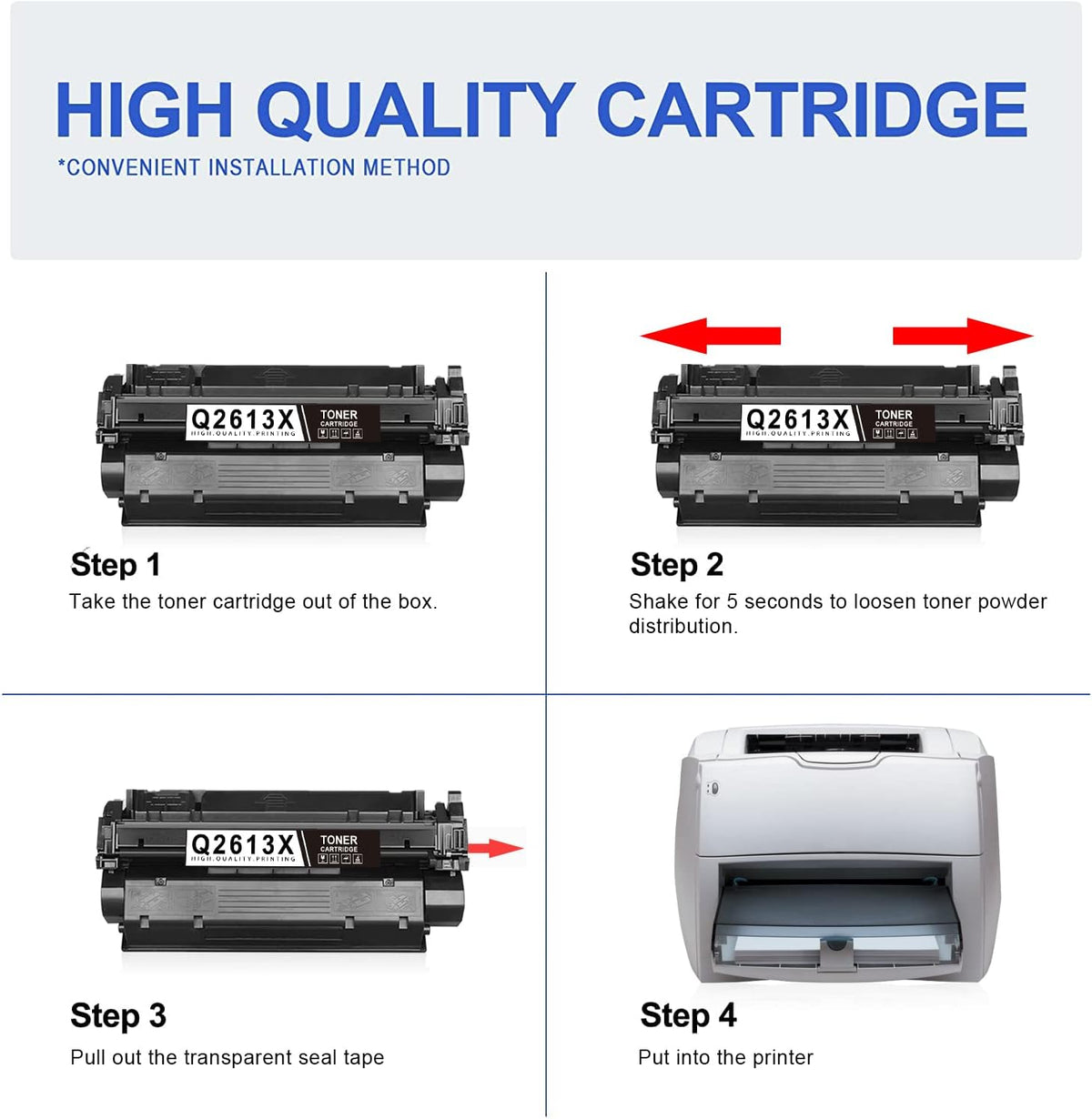 Compatible Toner Cartridges Replacement Black 4-Pack G305