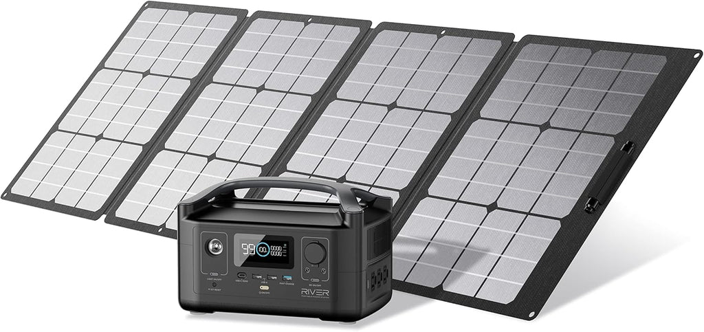 Portable Power Station 288Wh with 110W Solar Panel Z20691