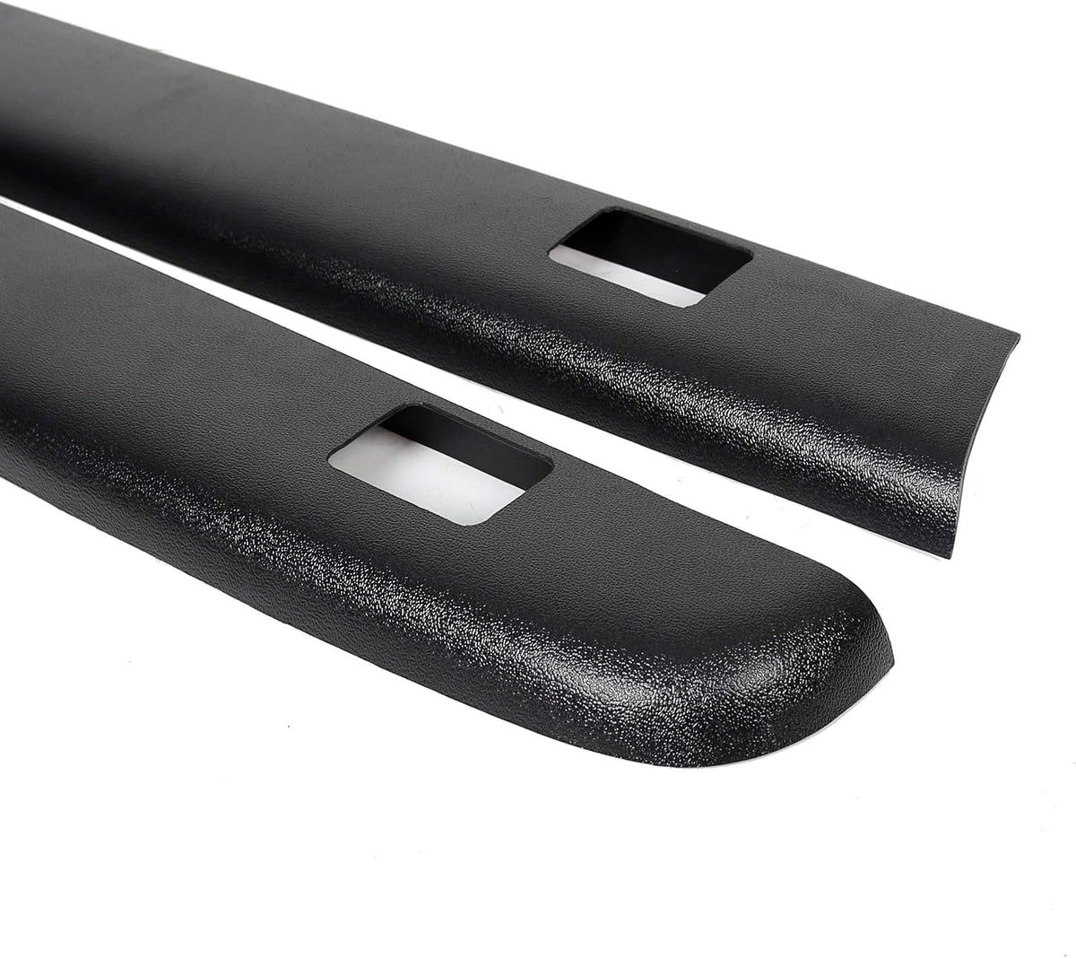 Black Smooth Finish Truck Bed Rail Caps Set of 2 A911696