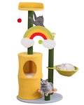 47" Cat Tree with Scratching Posts and Cat Condos M98390