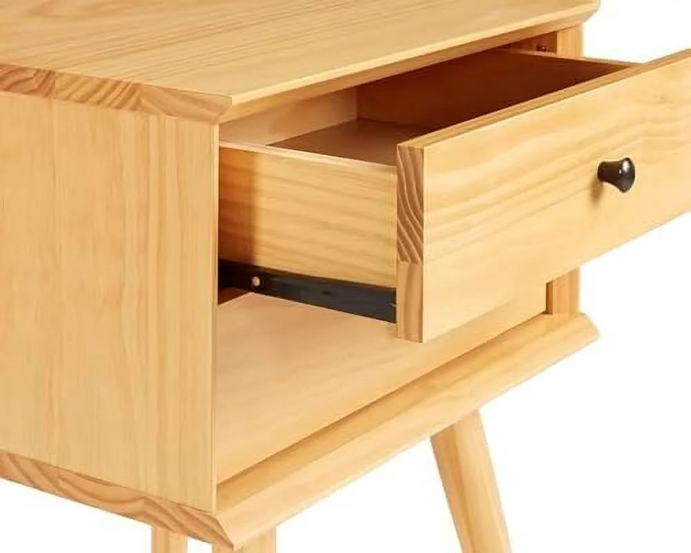 Mid Century Nightstand White Y600
