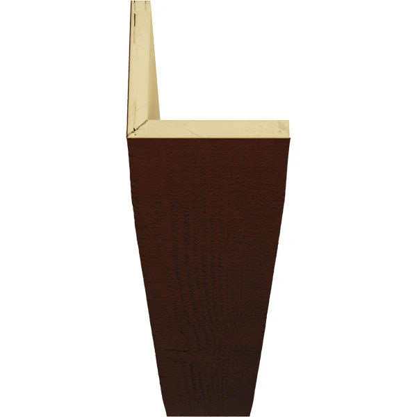 6x22W x 6x22H x 12&L 2-Sided Rough Sawn Faux Wood Ceiling Beam G453246