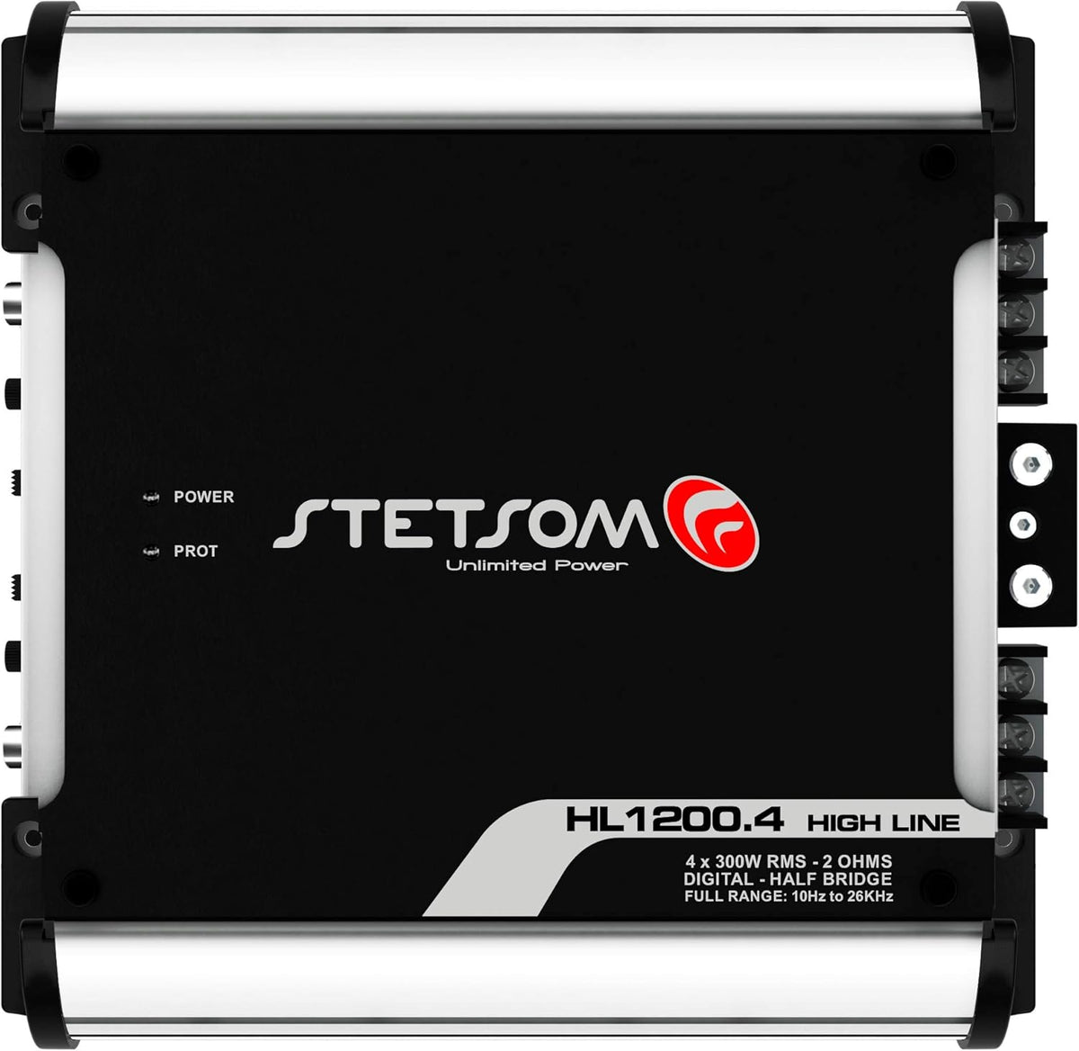 2 Ohms 4 Channel 1200 Watts Class D Full Range Amplifier F9775