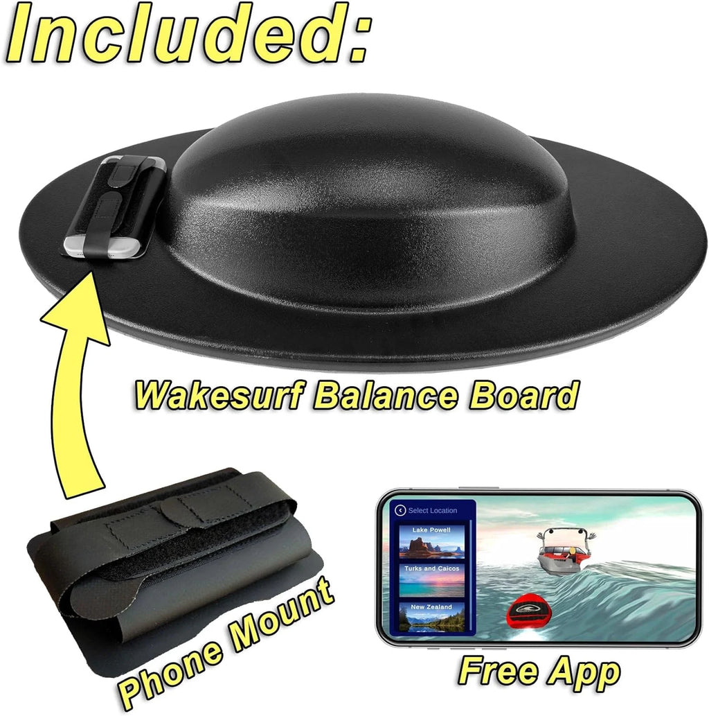 Wakesurf Balance Board With Tracking App And Phone Mount G34940
