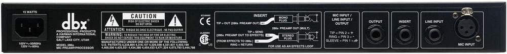 Preamplifier Channel Strip Mic Pre Amp with 2x 25' XLR Cables R927948
