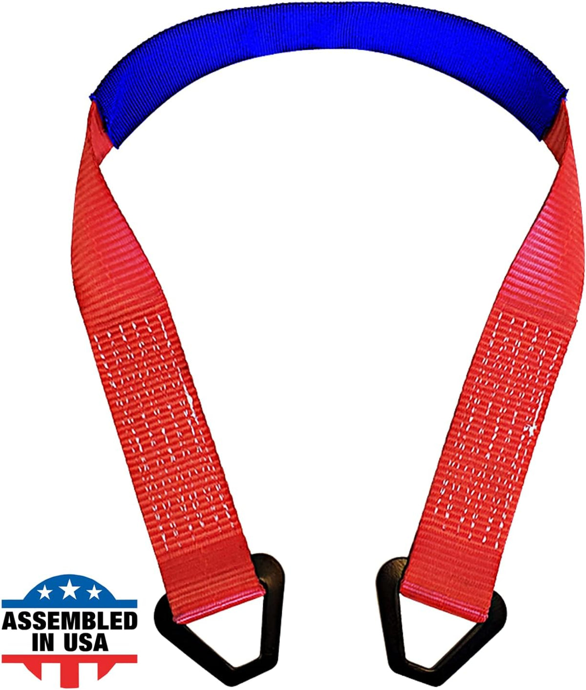 Black Motorcycle Tie Down Axle Straps with Protective Sleeve 12 PK V435335