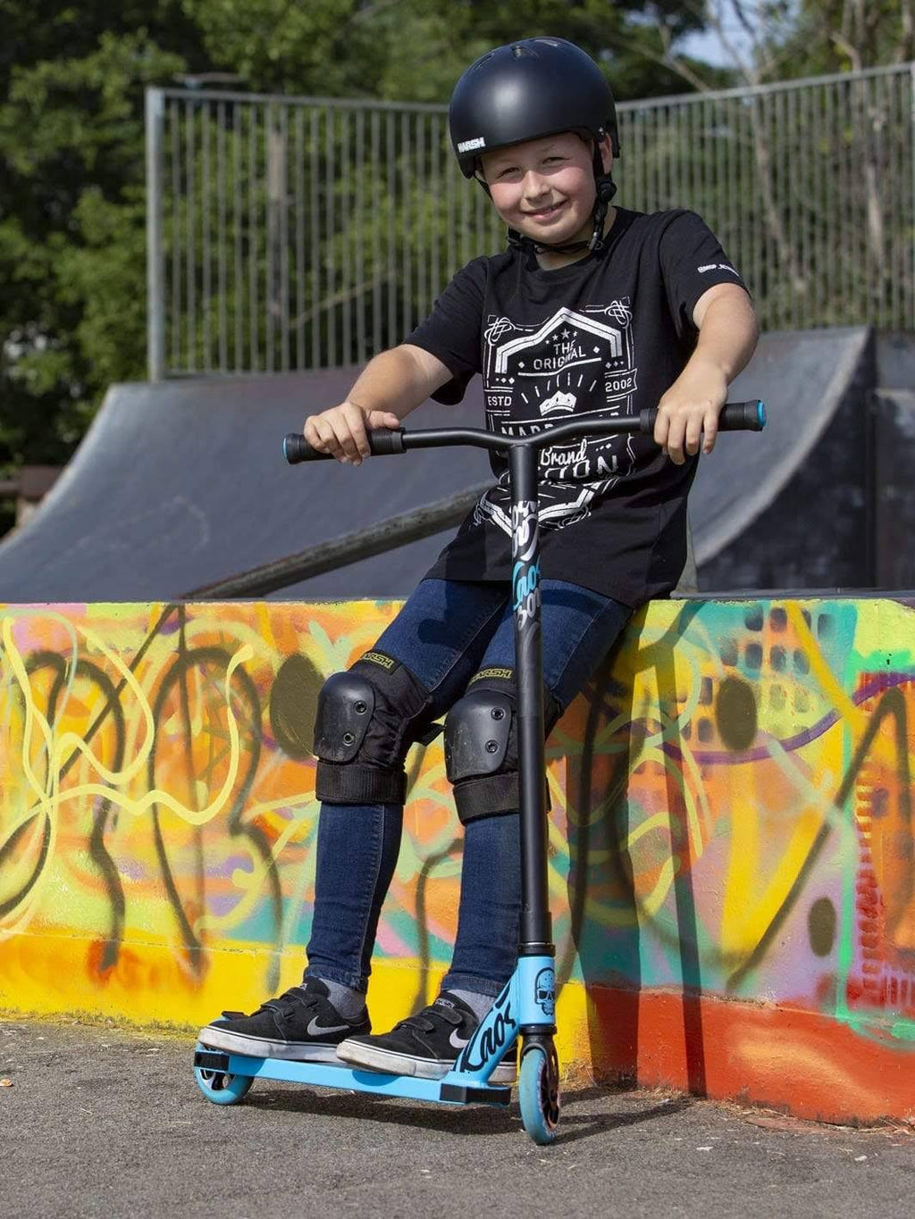 Black Red Stunt Scooter K253