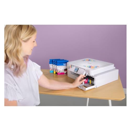 Sublimation Printer with 4-Color Sublimation Ink Cartridges and 100 Sheets Sublimation Paper U923