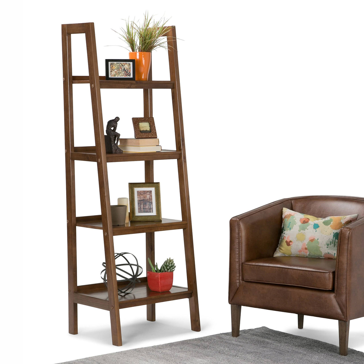 Solid Pine 4 Shelf Bookcase X832