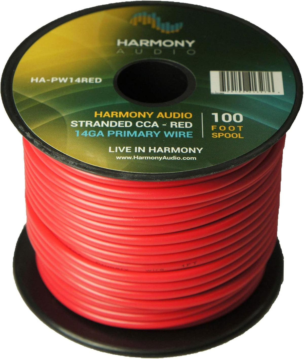 14 Gauge Power or Ground Wire 10 Rolls 1000 Feet Red & Black G498