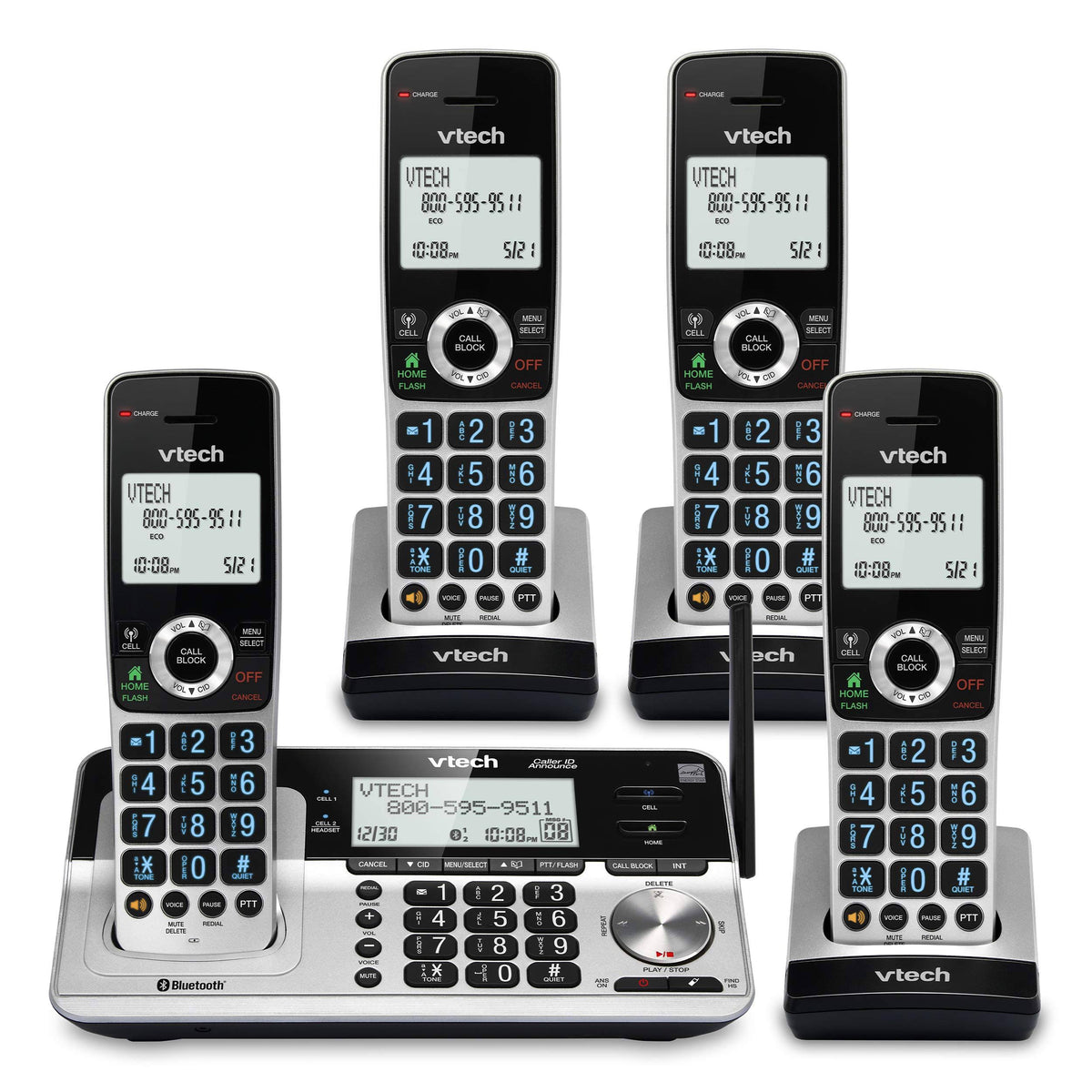 4 Handset Cordless Phone with Call Blocking T6645