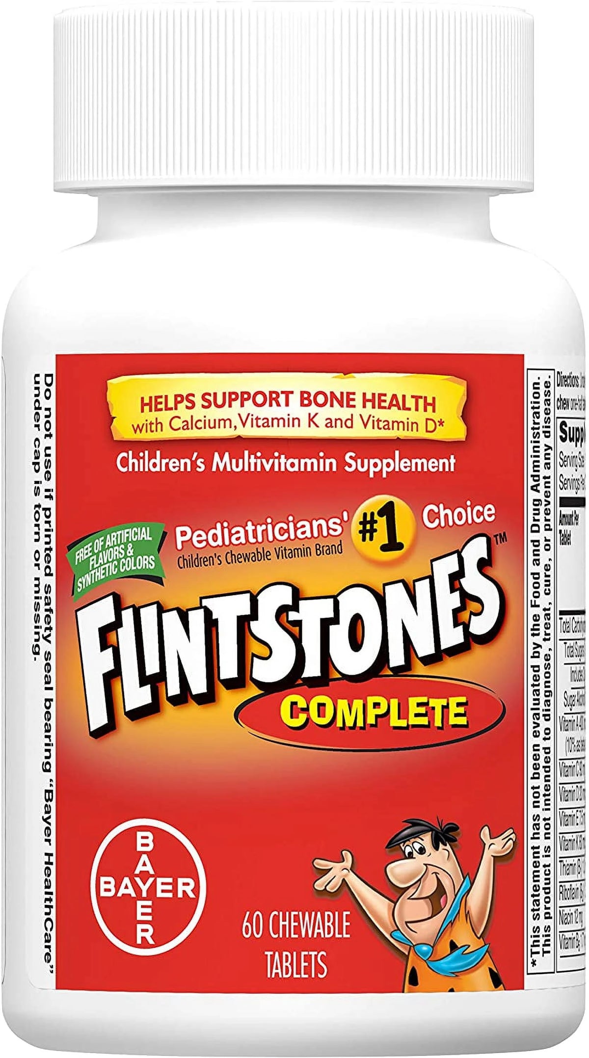 Flintstones Chewable Tablets Complete 60 Ea O336