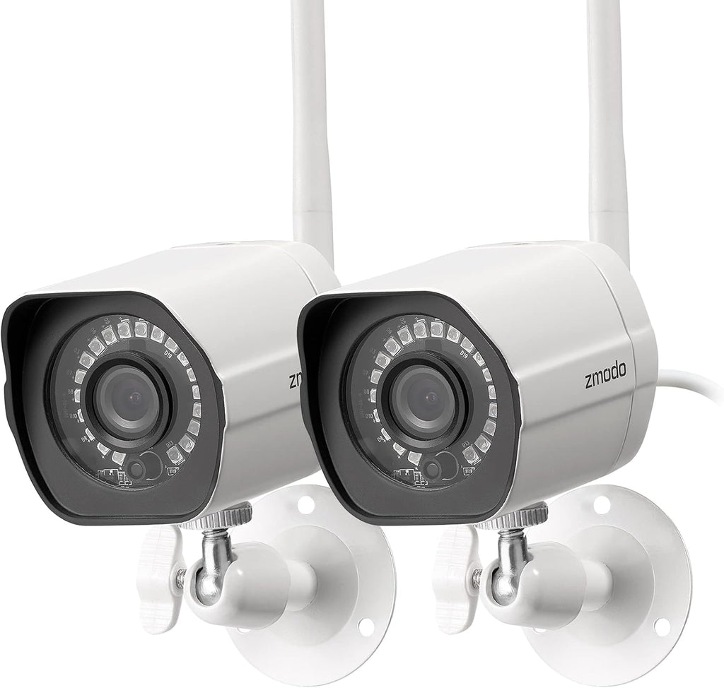 1080p Full HD Wifi Outdoor Security Cameras with Night Vision, IP 66 Weatherproof, 4 Pack T487816