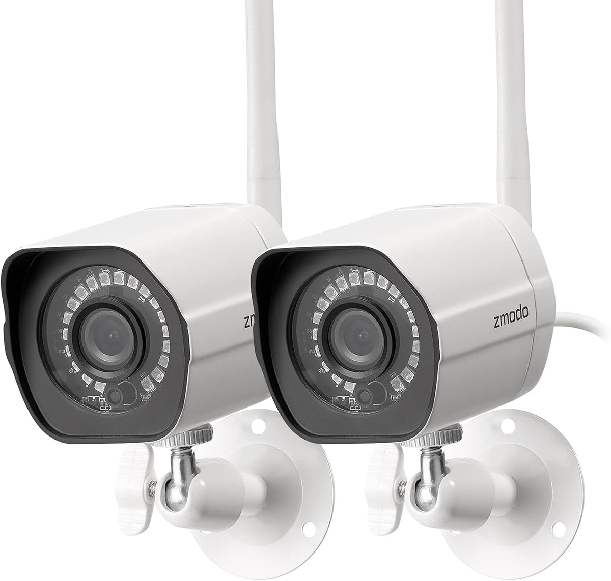 1080p Full HD Wifi Outdoor Security Cameras with Night Vision, IP 66 Weatherproof, 4 Pack T487816