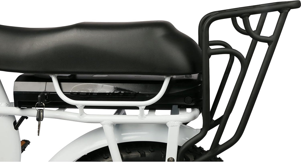 Pearl White 750W 48V 13Ah Electric Bicycle O348883