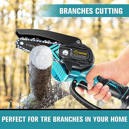 Mini Chainsaw Cordless Handheld Chain Saw E1473