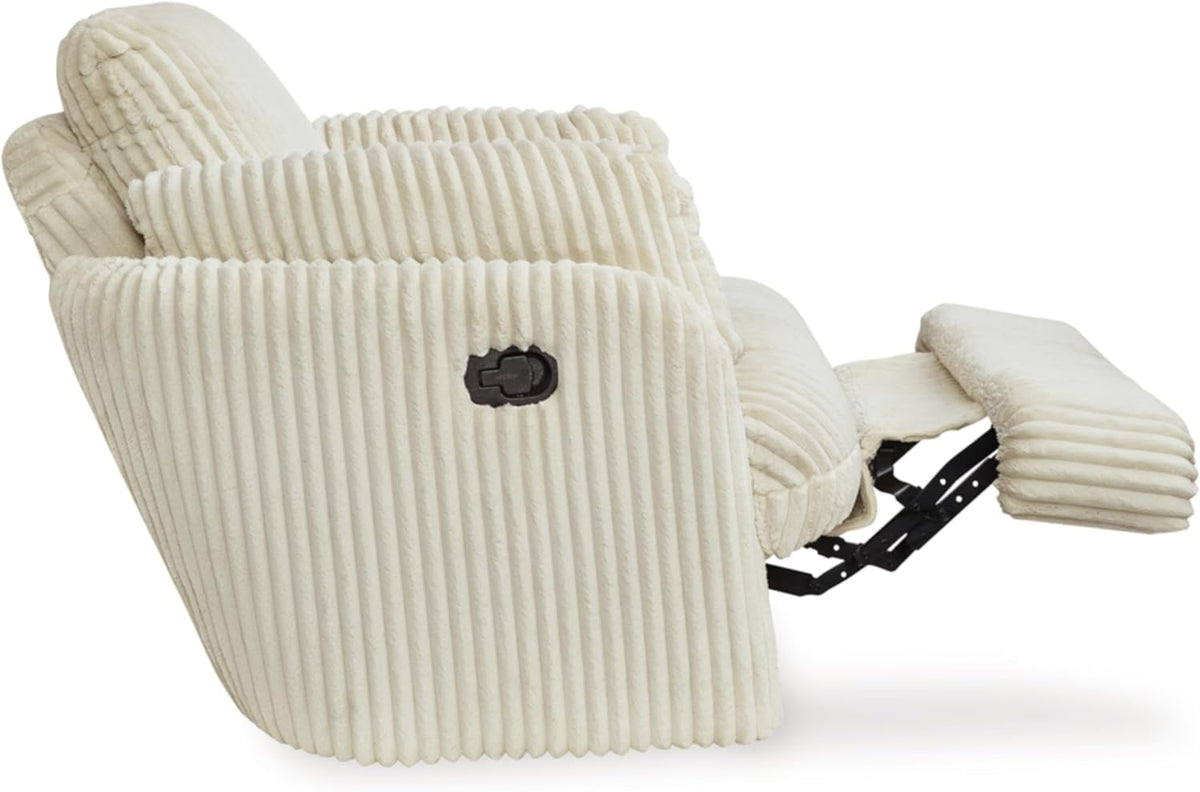 White Swivel Glider Recliner G77533