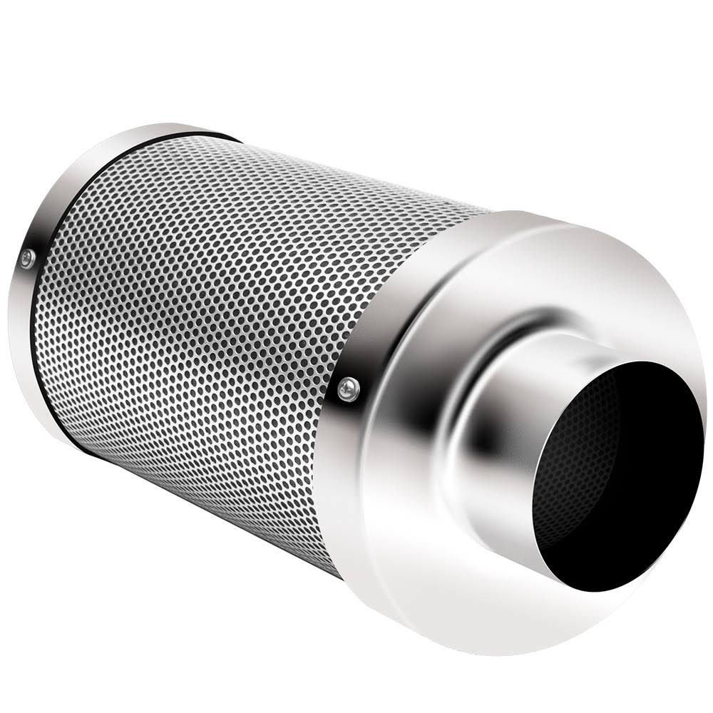 8 inch 750 CFM Inline Fan with Carbon Filter and Ducting V4426