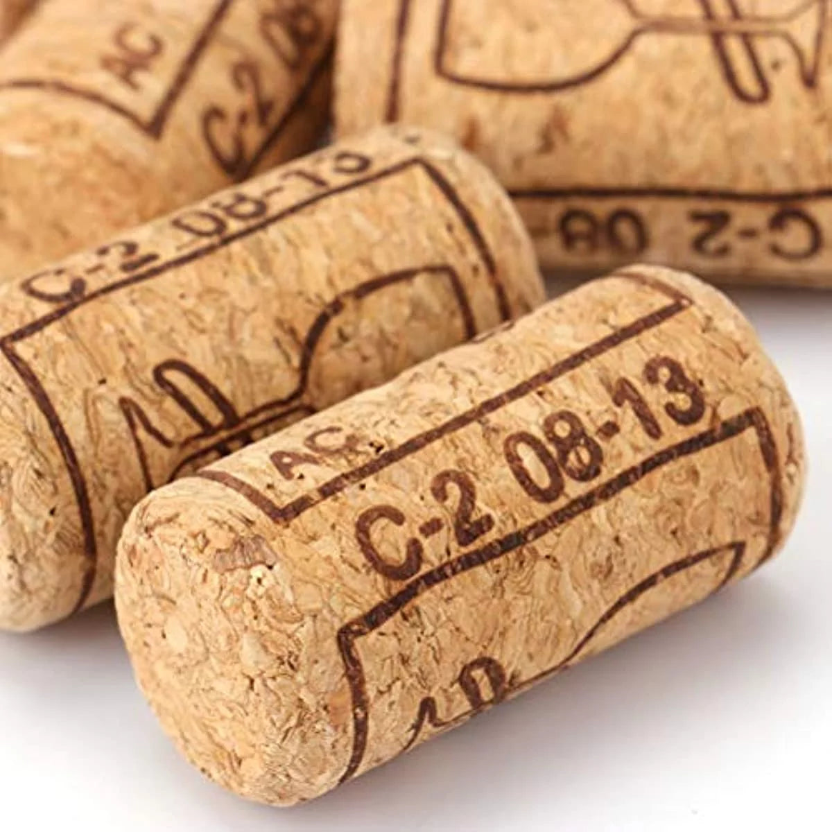 100 Pack #8 Natural Wine Corks W216