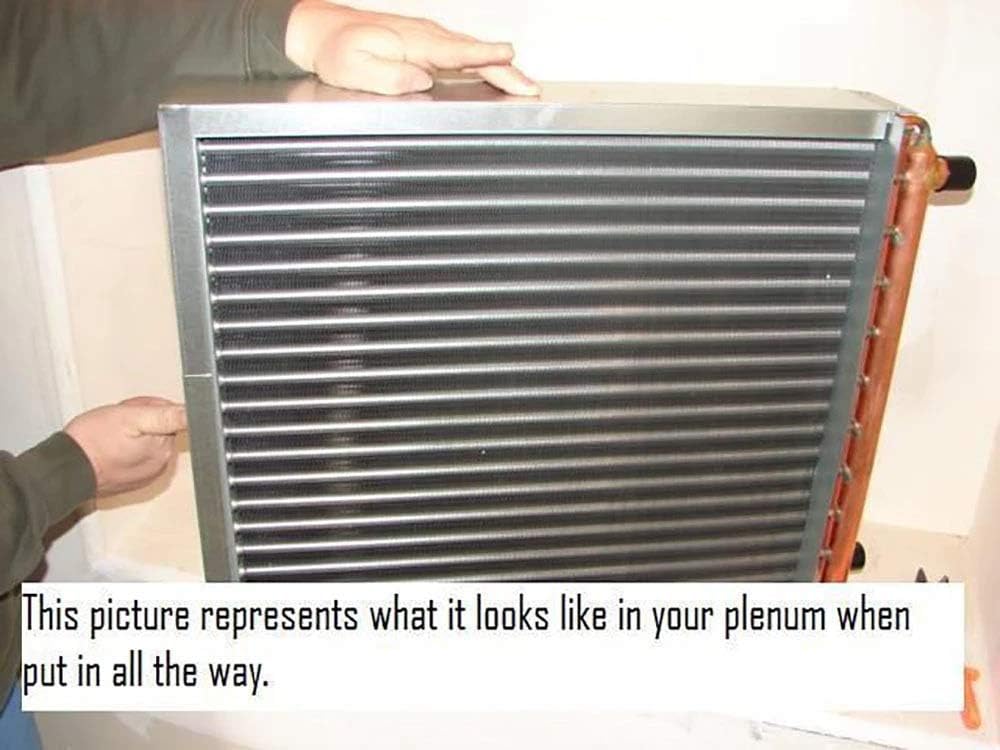 36x36 Water to Air Heat Exchanger with 1 1/4" Copper Ports K381