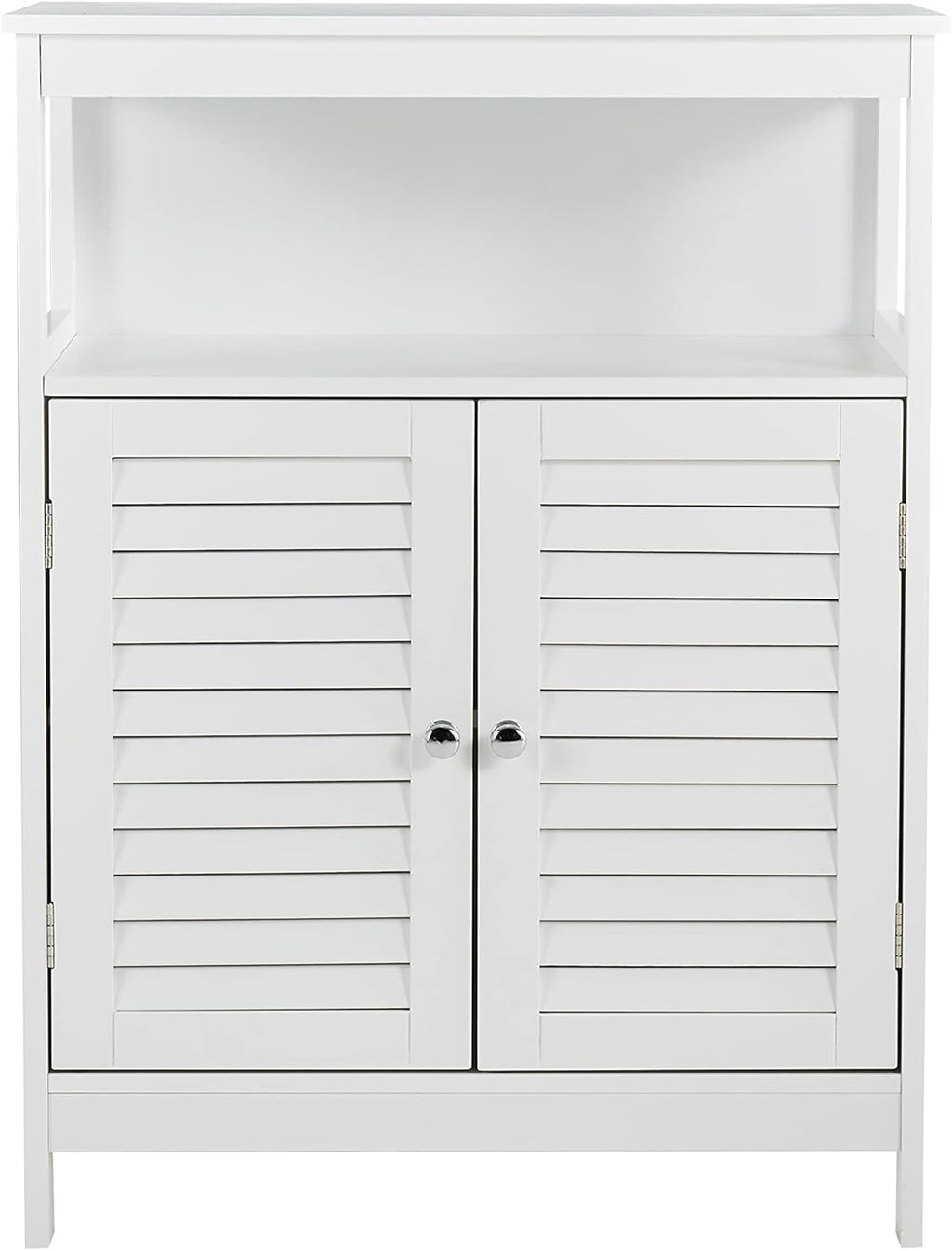 White Storage Cabinet with Two Doors A21631
