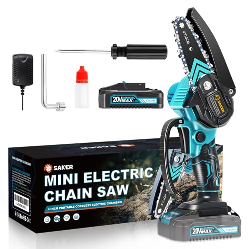 Mini Chainsaw Cordless Handheld Chain Saw E1473