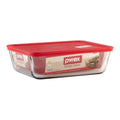 11 Cup Red Plastic Storage Container V652