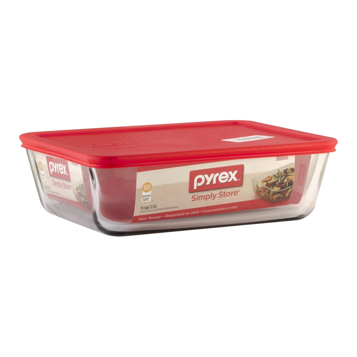 11 Cup Red Plastic Storage Container V652
