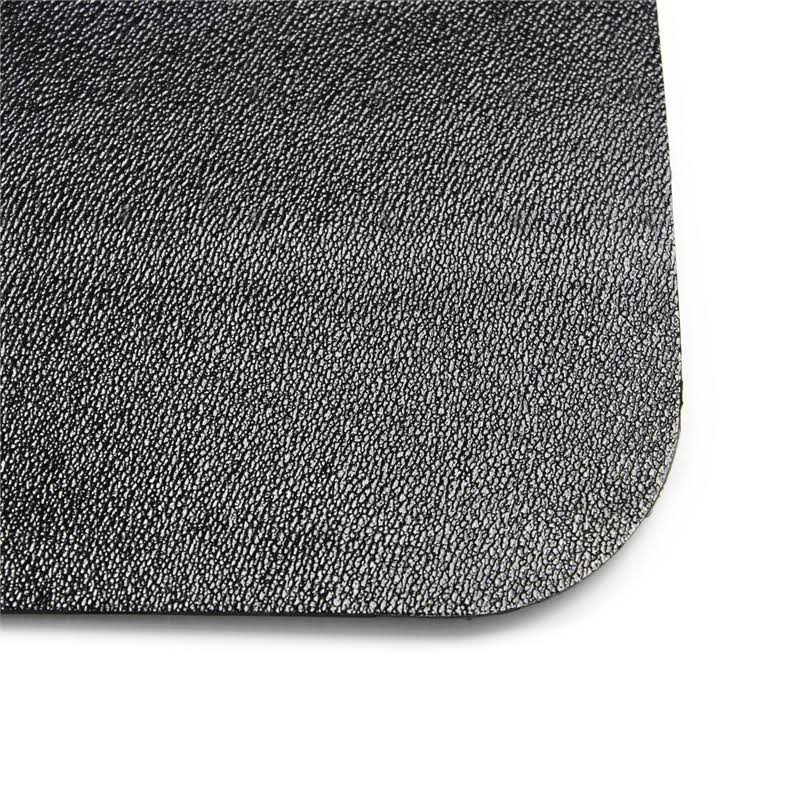 Black Chair Mat with Lip for Low Pile Carpets Z592