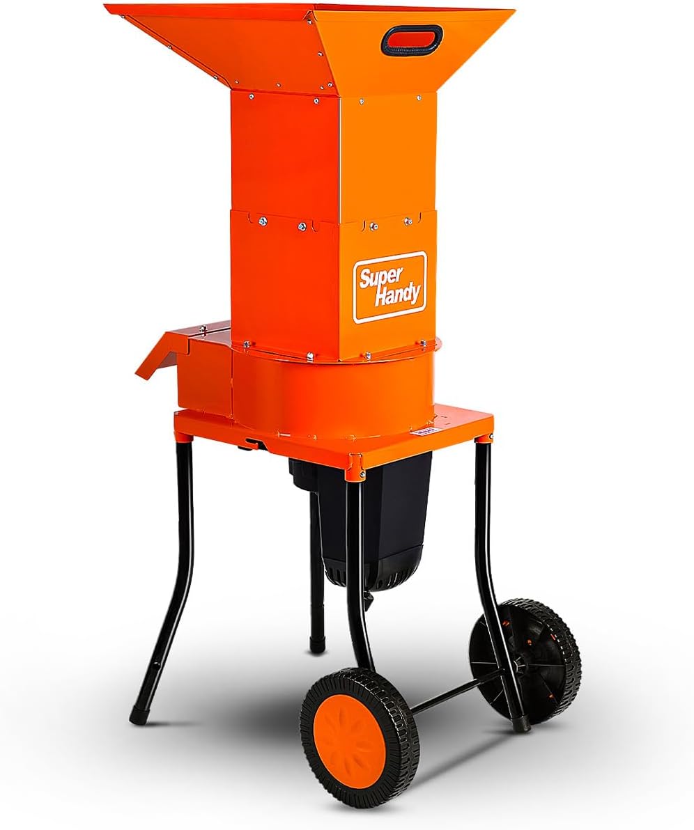 Electric Leaf Mulcher Shredder, 120V AC, 11" Cutting Blade, .5" Cutting Capacity Y24035