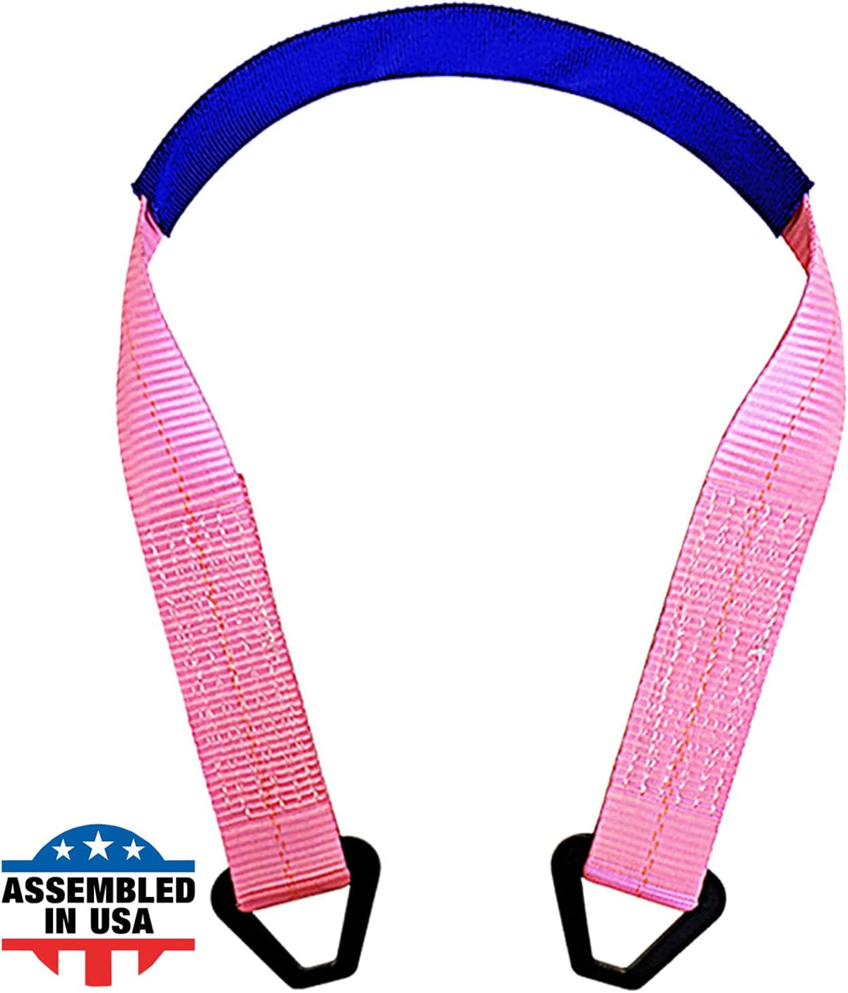 Black Motorcycle Tie Down Axle Straps with Protective Sleeve 12 PK E9735