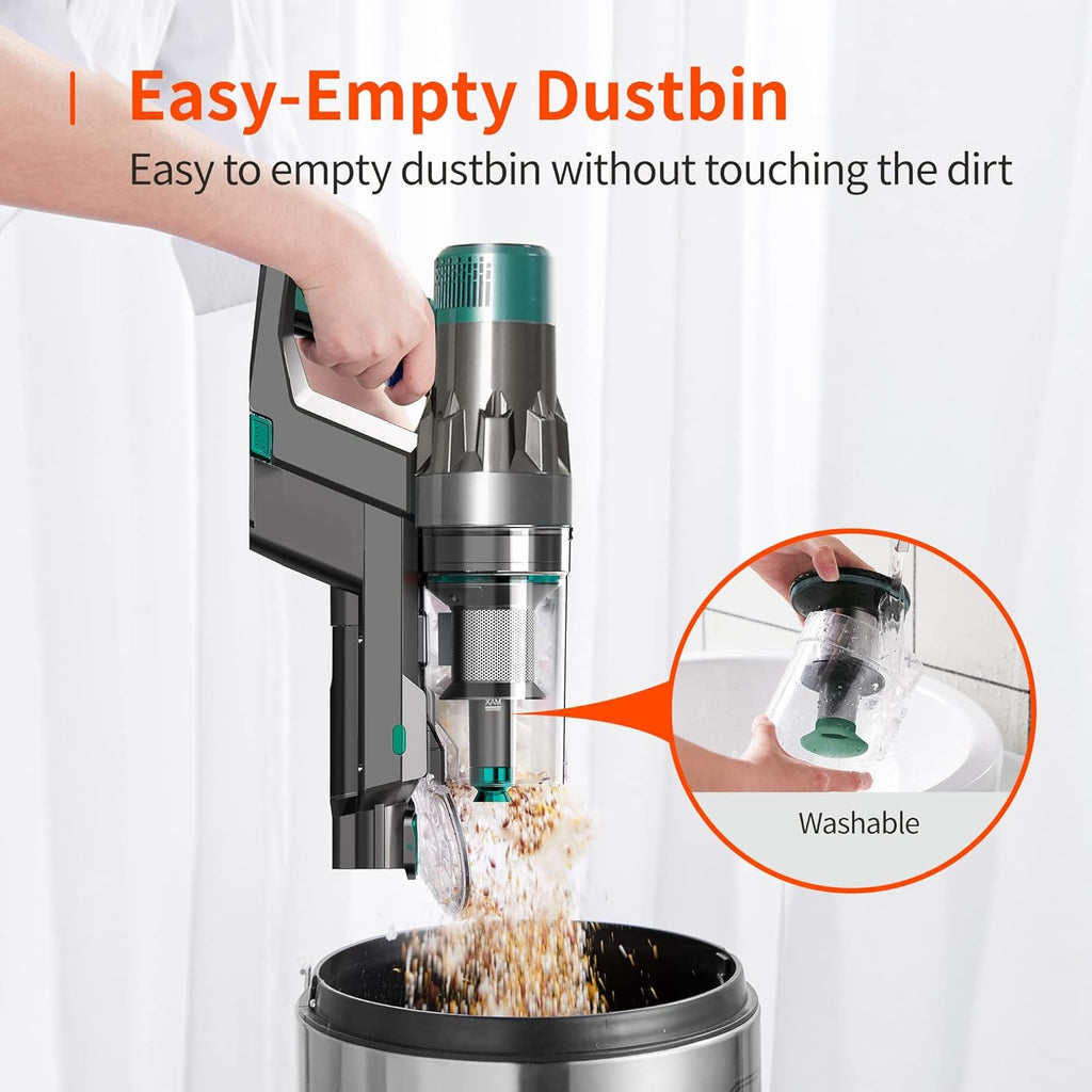 Cordless Vacuum Cleaner, 25KPa Strong Suction, 4 in 1 Stick Vacuum C951325