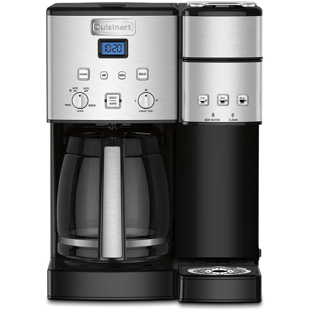 12-Cup Stainless Steel Coffee Maker with Milk Frother A7866