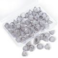 50 Pieces 3/4 Inch Stainless Steel Mesh Pipe Screens with Storage Box A239