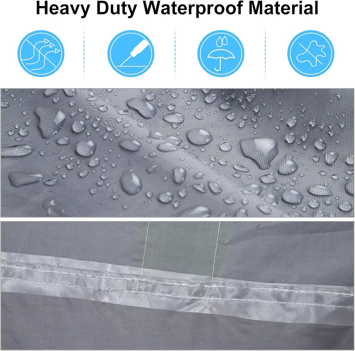Waterproof 2 Door Car Cover with Windproof Straps R983590