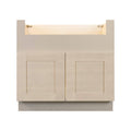 Stone Wash Shaker Farm Sink Base Kitchen Cabinet 36 in. W x 34.5 in. H C959302
