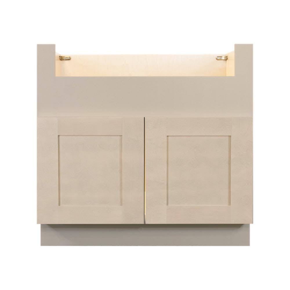 Stone Wash Shaker Farm Sink Base Kitchen Cabinet 36 in. W x 34.5 in. H C959302