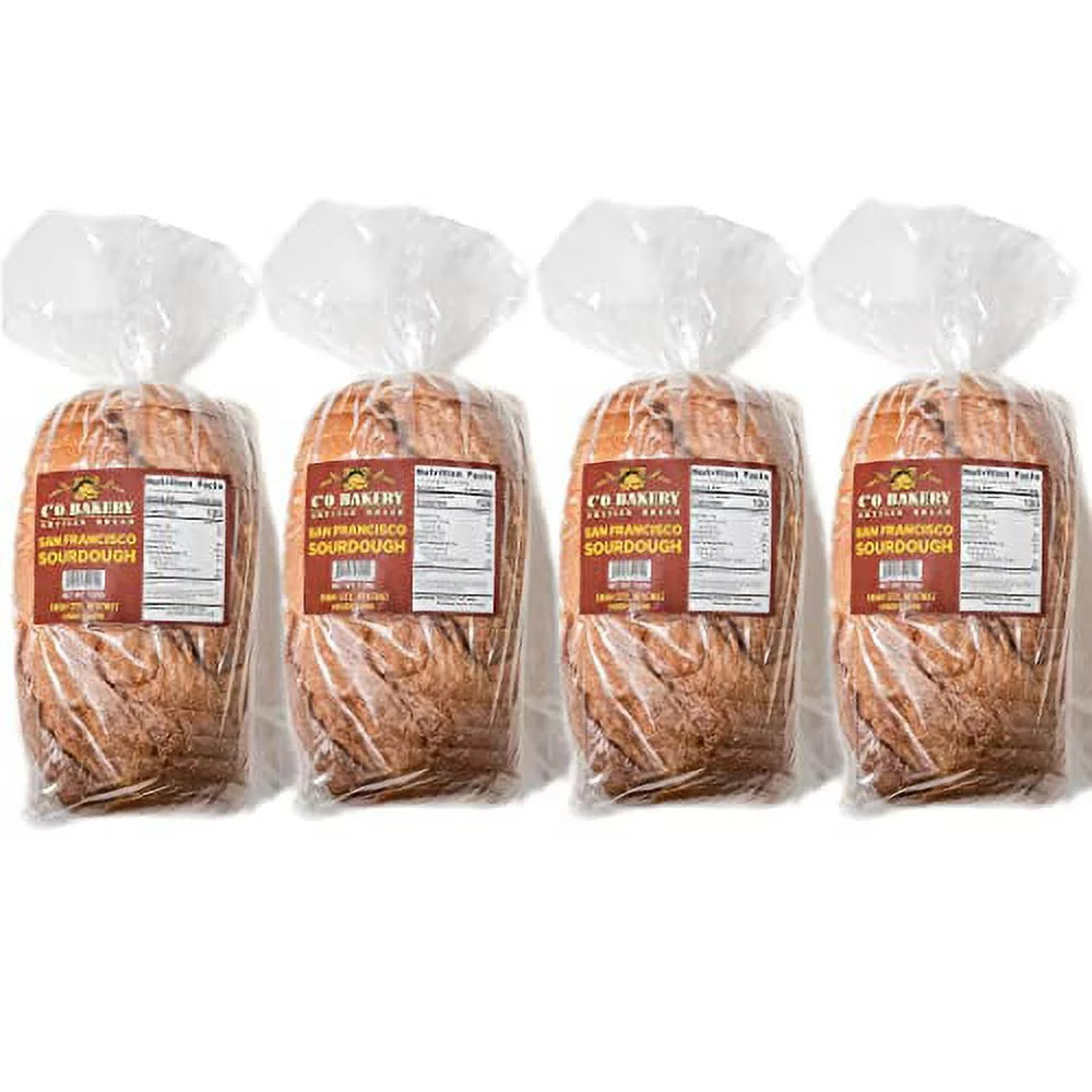Artisan Bread Sourdough Sliced Sandwich Loaf Multipack (Pack of 4 Loaves) B362317