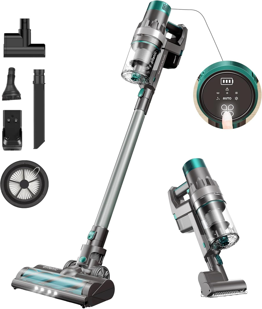 Cordless Vacuum Cleaner, 25KPa Strong Suction, 4 in 1 Stick Vacuum C951325