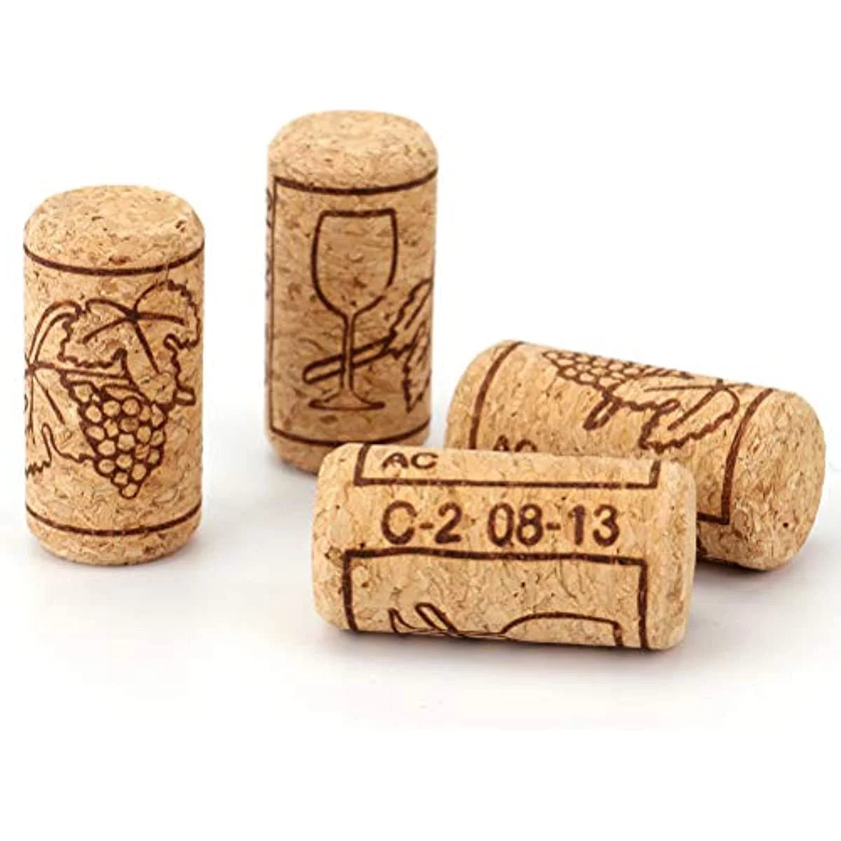 100 Pack #8 Natural Wine Corks W216
