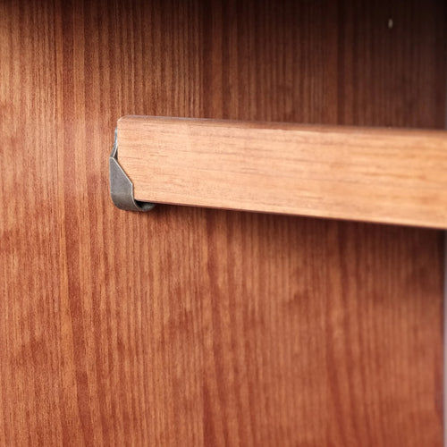 100% Solid Wood Wardrobe Armoire Mocha N9022
