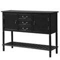 Espresso Console Table with 3 Drawers Q901038