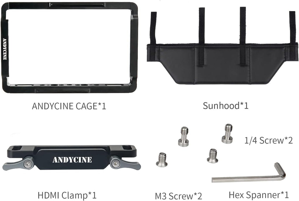 Monitor Cage with Sunhood and HDMI Cable Clamp H118773
