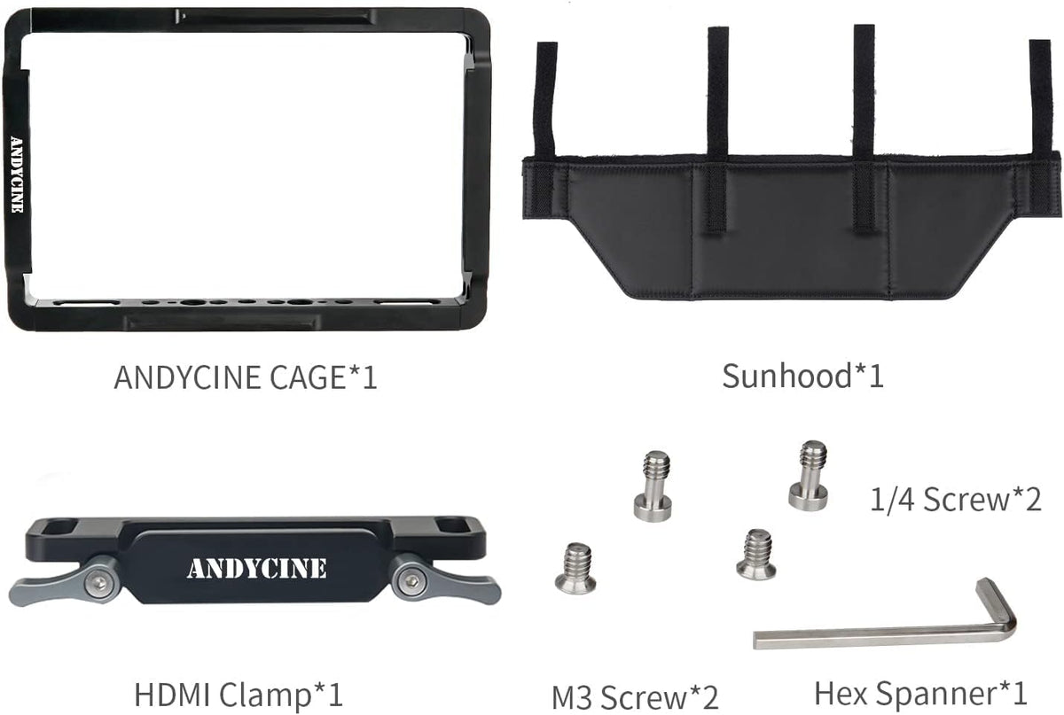 Monitor Cage with Sunhood and HDMI Cable Clamp H118773
