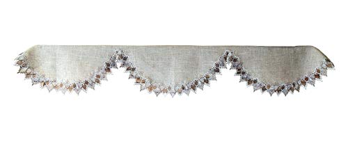 90 Inch Lace Mantel Shelf Scarf Runner K554658
