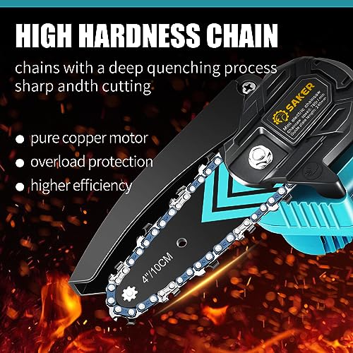 Mini Chainsaw Cordless Handheld Chain Saw U68982