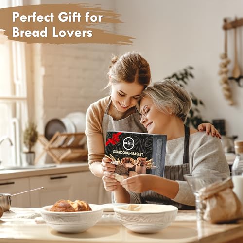10 Inch Oval Sourdough Bread Proofing Baskets Set Of 2 B8066